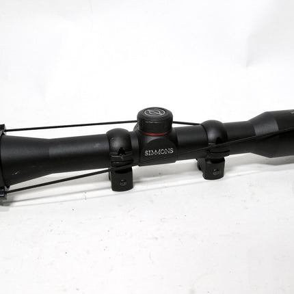 Simmons 22 MAG 4x32 Fully Coated Hunting Rifle Scope Black w/ Rings & Covers