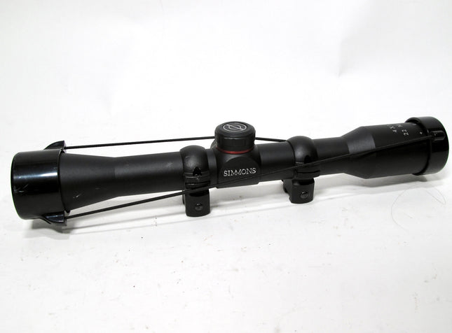 Simmons 22 MAG 4x32 Fully Coated Hunting Rifle Scope Black w/ Rings & Covers