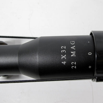 Simmons 22 MAG 4x32 Fully Coated Hunting Rifle Scope Black w/ Rings & Covers