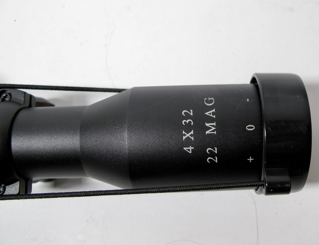 Simmons 22 MAG 4x32 Fully Coated Hunting Rifle Scope Black w/ Rings & Covers