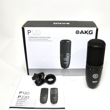 AKG P120  Studio Condenser Recording & Live Streaming Microphone Professional