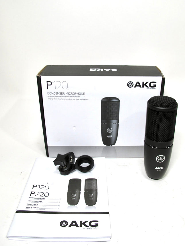 AKG P120  Studio Condenser Recording & Live Streaming Microphone Professional