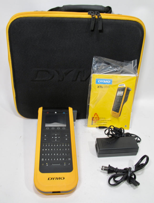 Dymo XTL 500 Label Maker Printer Bundle w// Case Charge & Cartridges