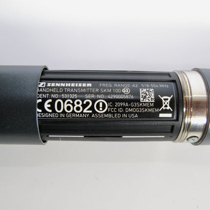 Sennheiser SKM 100 G3 518-554MHz H2 A Band ew100 Handheld Microphone Capsule