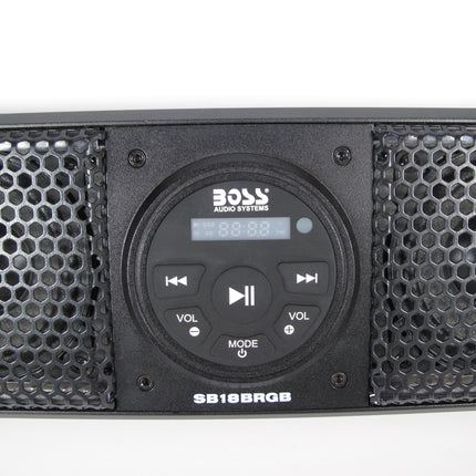 BOSS Audio SB18BRGB ATV Amplified Sound Bar 18" Bluetooth RGB IPX5