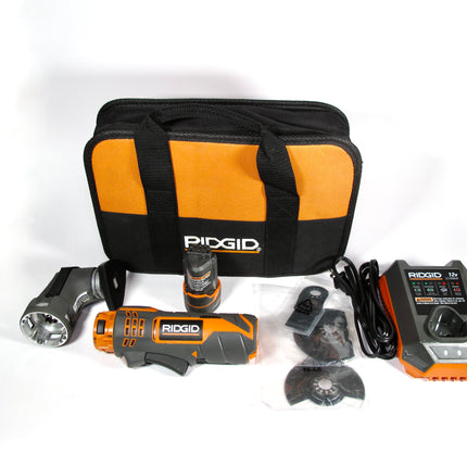 Ridgid Job Max 12v R8223500 Power Handle w/ Multi Tool Attachment R8223406
