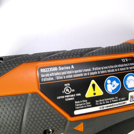 Ridgid Job Max 12v R8223500 Power Handle w/ Multi Tool Attachment R8223406