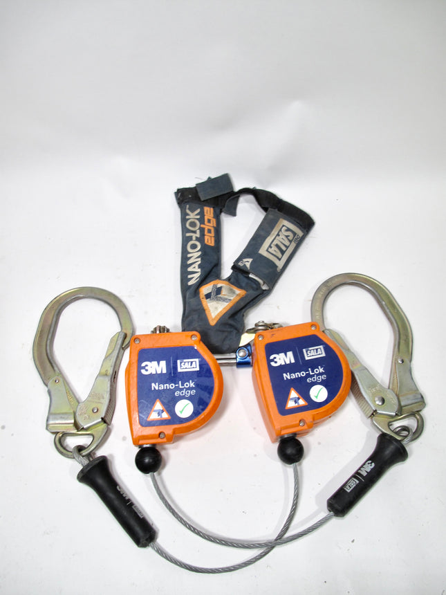 3M DBI-SALA Nano-Lok Edge, Twin-Leg, Self Retracting Lifeline 3500227