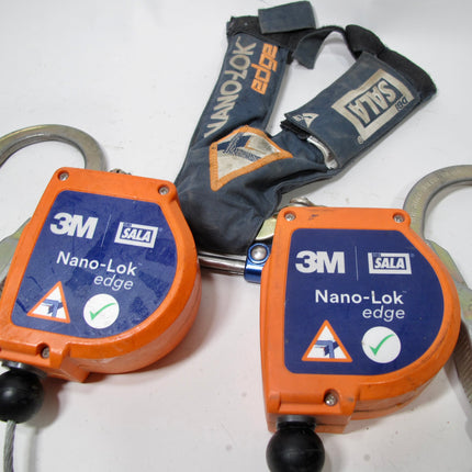 3M DBI-SALA Nano-Lok Edge, Twin-Leg, Self Retracting Lifeline 3500227