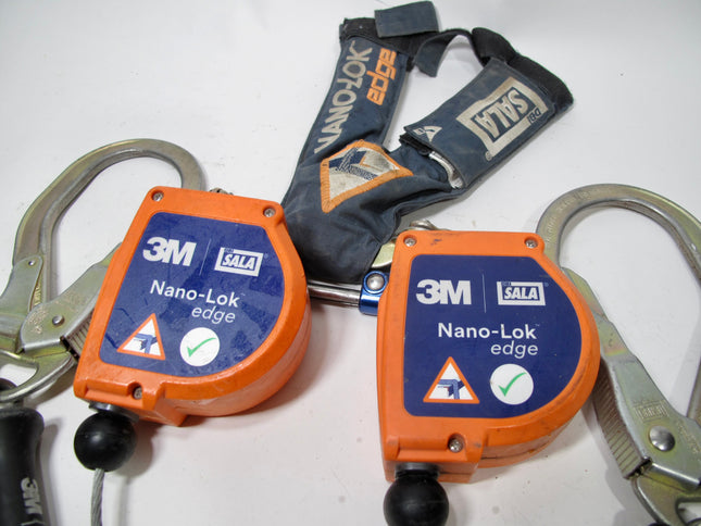 3M DBI-SALA Nano-Lok Edge, Twin-Leg, Self Retracting Lifeline 3500227