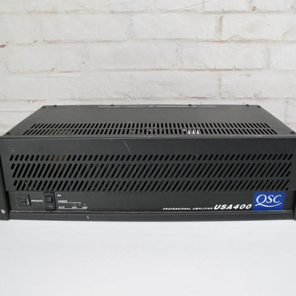 QSC USA400 400 Watt 2 Channel Pro Audio Power Amplifier