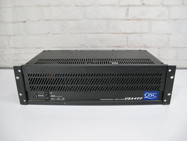 QSC USA400 400 Watt 2 Channel Pro Audio Power Amplifier