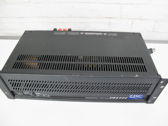 QSC USA400 400 Watt 2 Channel Pro Audio Power Amplifier