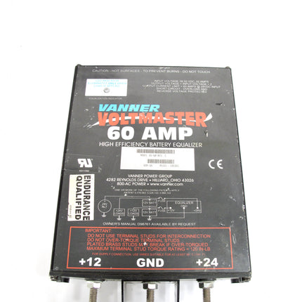 Vanner Voltmaster 65-60 60 Amp +12 - +24 High Efficiency Battery Equalizer