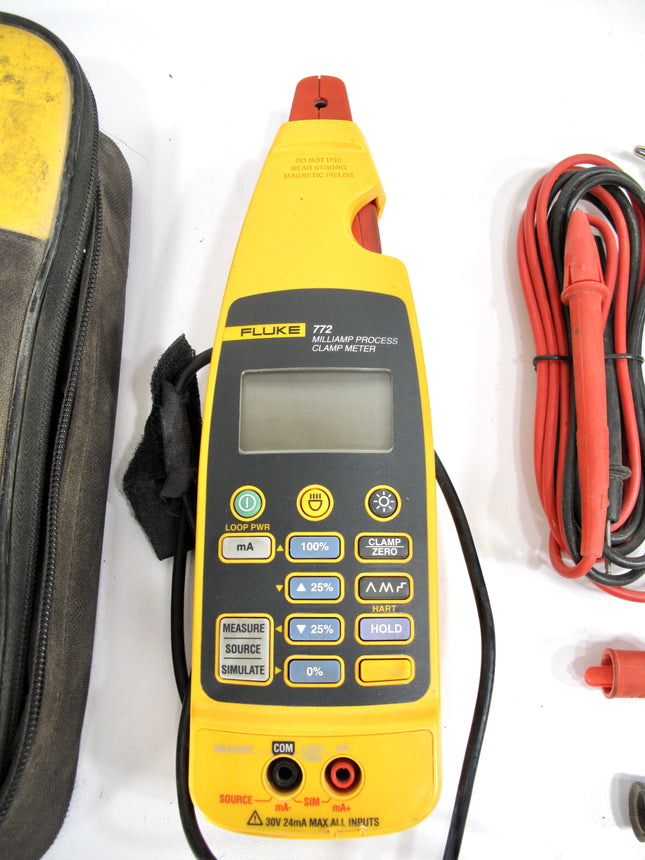 Fluke 772 Digital Clamp Meter Dual Backlit 99.9 mA A 0.2 in (5 mm) Jaw Capacity