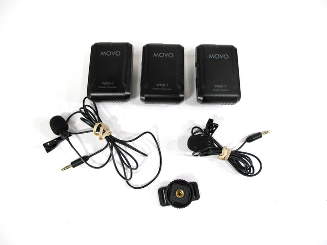 Movo WMX-1-DUO 2.4GHz Dual Wireless Lavalier Microphone System
