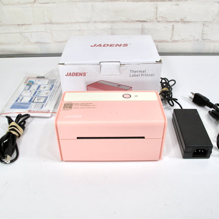 Jadens  JD-468BT Pink Bluetooth  USB Direct Thermal Label Printer 4x6