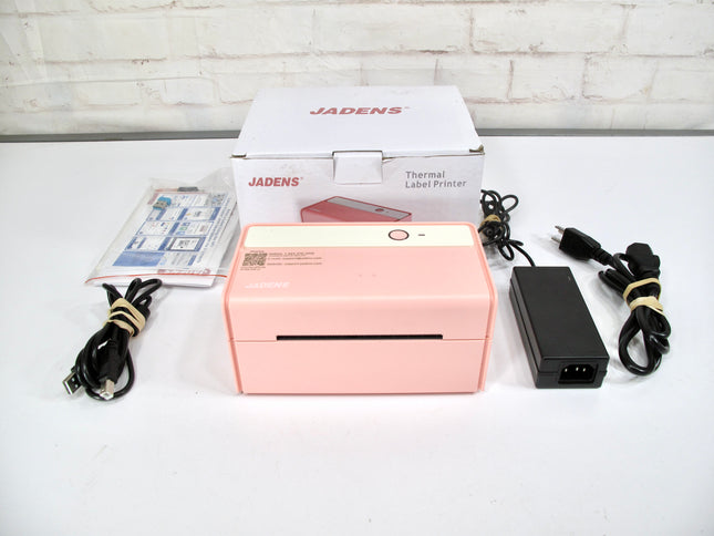 Jadens  JD-468BT Pink Bluetooth  USB Direct Thermal Label Printer 4x6
