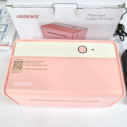 Jadens  JD-468BT Pink Bluetooth  USB Direct Thermal Label Printer 4x6