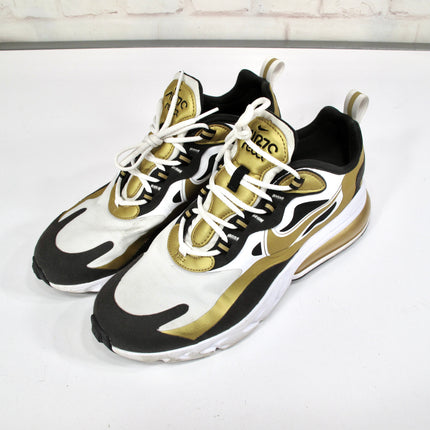 Nike Air Max 270 React Metallic Gold' & Black Mens US Size 8