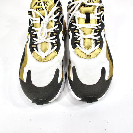 Nike Air Max 270 React Metallic Gold' & Black Mens US Size 8