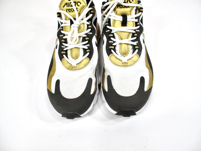 Nike Air Max 270 React Metallic Gold' & Black Mens US Size 8