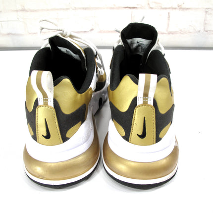 Nike Air Max 270 React Metallic Gold' & Black Mens US Size 8