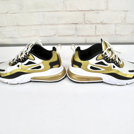 Nike Air Max 270 React Metallic Gold' & Black Mens US Size 8