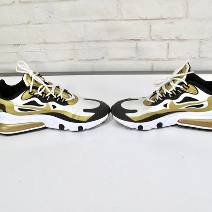 Nike Air Max 270 React Metallic Gold' & Black Mens US Size 8