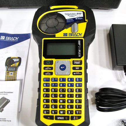 Brady BMP 21-PLUS Label Maker W/ Power Supply And Case