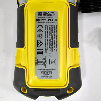 Brady BMP 21-PLUS Label Maker W/ Power Supply And Case