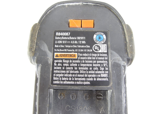 Battery for Ridgid 18V Rigid R840085 2AH Lithium Battery Rigid 18V R840087