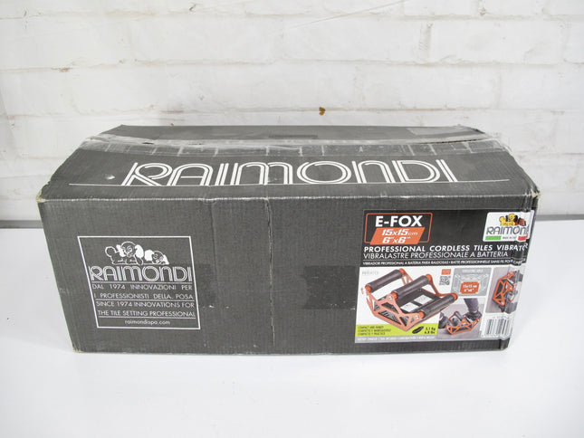 Raimondi E-Fox 321BATRVR Vibrating Plate for Large Format Tiles