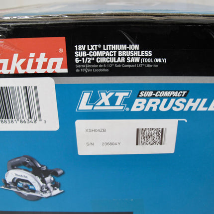 Makita XSH04ZB LXT 18V Brushless 6-1/2 in Sub-Compact Circular Saw Tool Only
