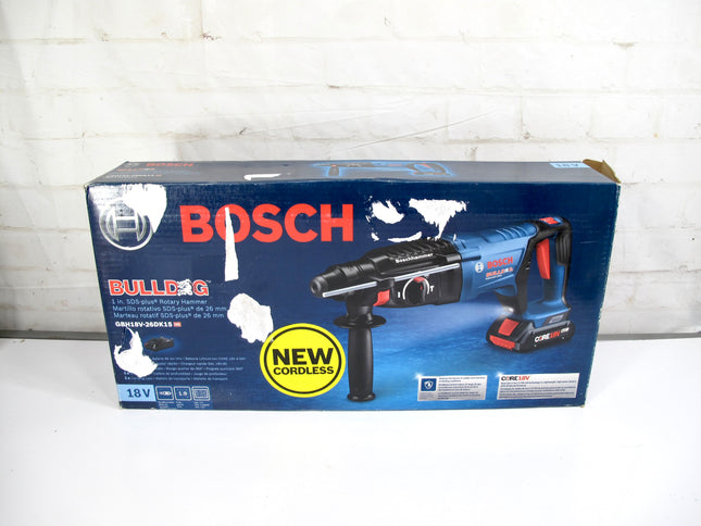Bosch GBH18V-26DK15 18V SDS-plus Bulldog Cordless Rotary Hammer Kit