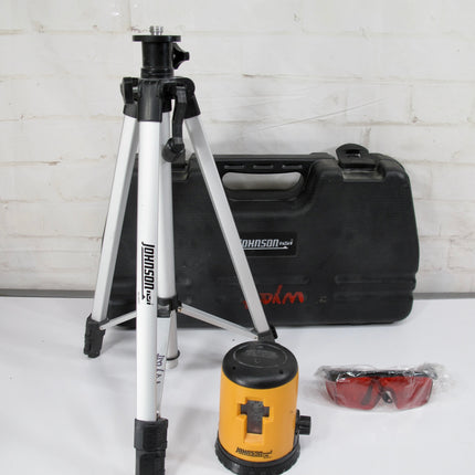 Johnson Level and Tool 40-0912 Self-Leveling Cross Line Laser Level Kit w/Case