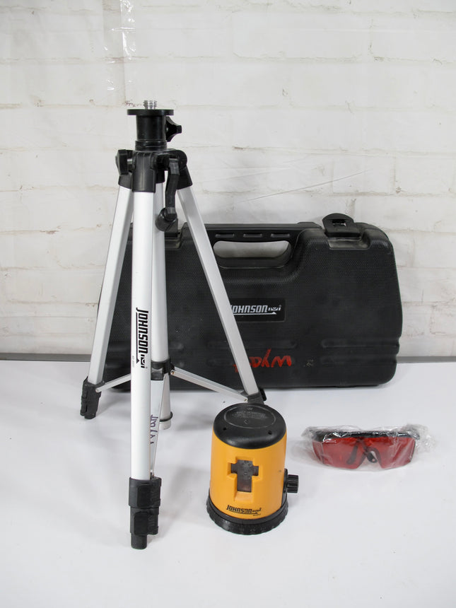 Johnson Level and Tool 40-0912 Self-Leveling Cross Line Laser Level Kit w/Case