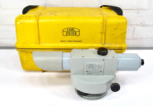 Carl Zeiss NI2 Automatic Surveyor Level West Germany Surveying with Case