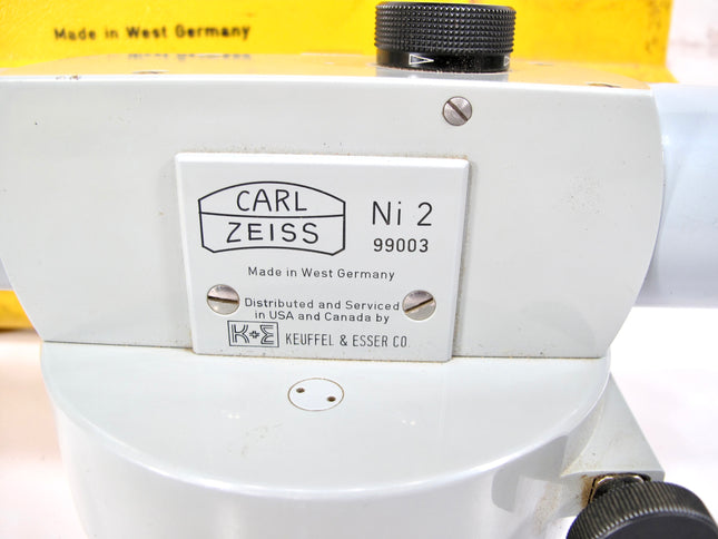 Carl Zeiss NI2 Automatic Surveyor Level West Germany Surveying with Case