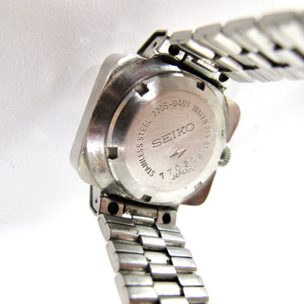 Seiko Hi-Beat 2205-0401 Japan Stainless Ladies Automatic Watch 6 Inch