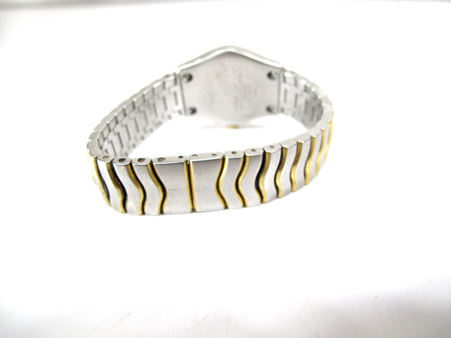 Ebel Wave 1087F21 18kt Gold & Stainless Steel Two Tone Quartz Watch 7 inch