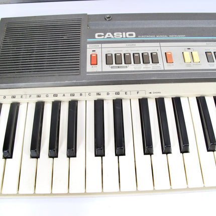 Casio Casiotone CT-605 1980s 61 Key Battery Operated Electronic Keyboard Japan