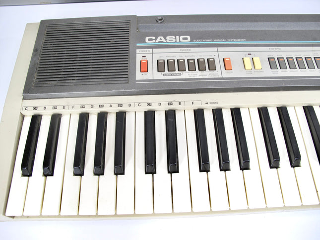 Casio Casiotone CT-605 1980s 61 Key Battery Operated Electronic Keyboard Japan
