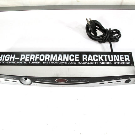 Behringer BTR2000 2-Channel Musical Instrument Auto Chromatic Rack Tuner