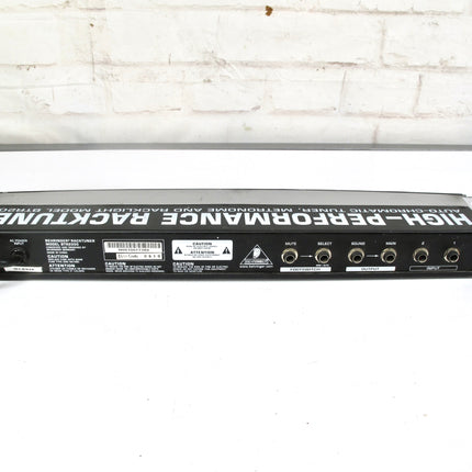 Behringer BTR2000 2-Channel Musical Instrument Auto Chromatic Rack Tuner