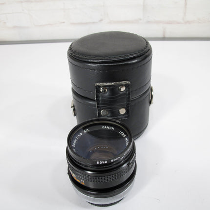 Canon 50mm FD f/1.8 S.C. For FD 35mm SLR Film Camera Lens