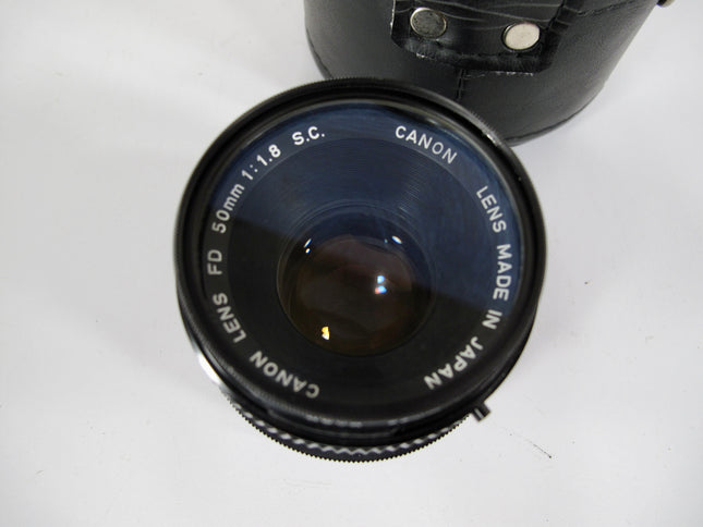 Canon 50mm FD f/1.8 S.C. For FD 35mm SLR Film Camera Lens