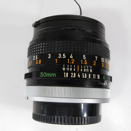 Canon 50mm FD f/1.8 S.C. For FD 35mm SLR Film Camera Lens