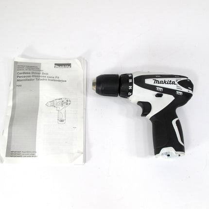 Makita FD02W 10.8V/12V Max Compact Cordless Drill 3/8 Keyless