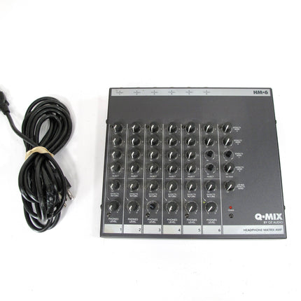 OZ Audio Q-MIX HM-6 6-Channel Headphone Amplifier Matrix Mixer